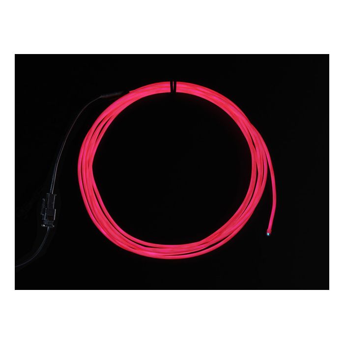 Pink Electroluminescent (EL) Wire - 2.5 meters