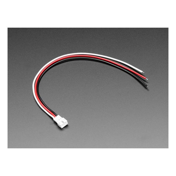JST PH 2mm 3-Pin Socket to Color Coded Cable - 200mm