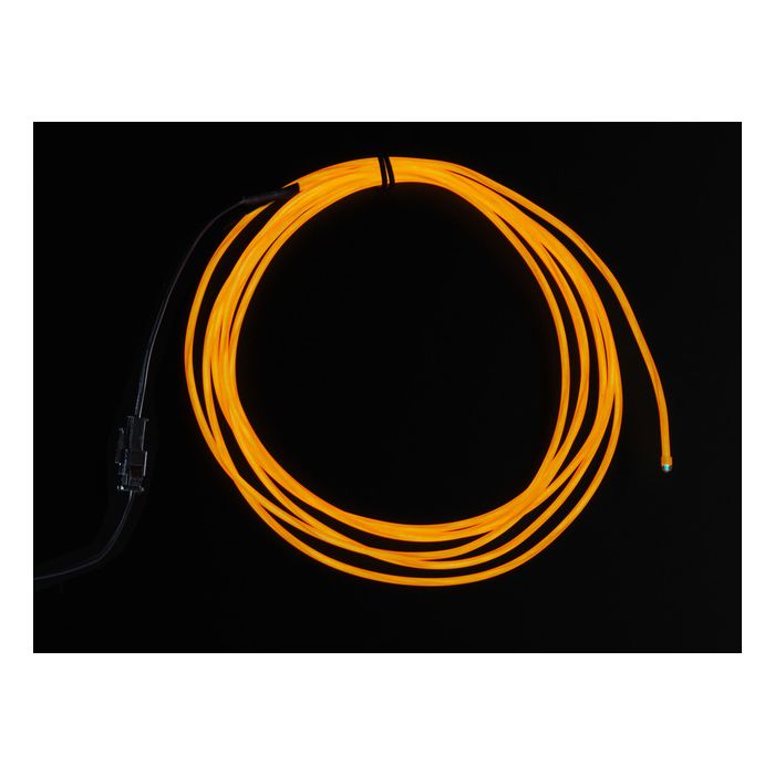Orange Electroluminescent (EL) Wire - 2.5 meters