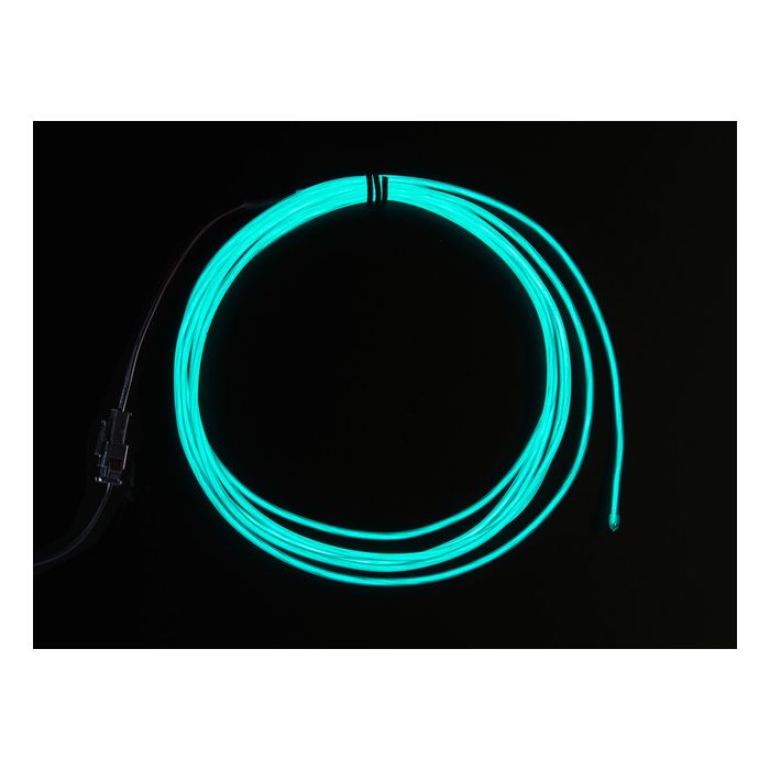 Aqua Electroluminescent (EL) Wire - 2.5 meters