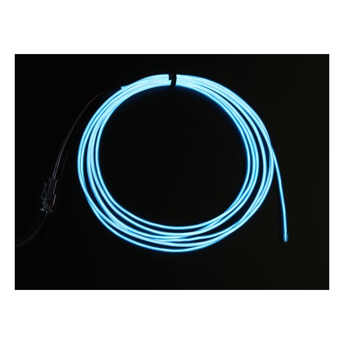 White Electroluminescent (EL) Wire - 2.5 meters