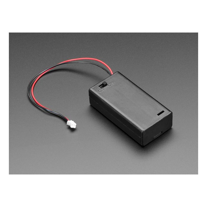 2 x AA Battery Holder with On/Off Switch & JST PH Connector