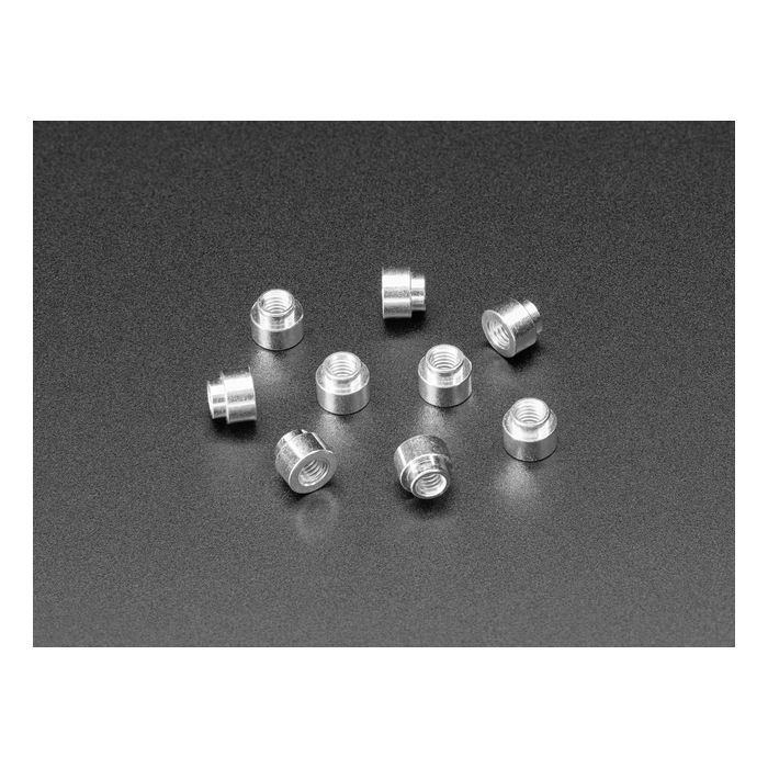 SMT / Solderable Standoff Nuts - M3 x 3mm - 10 pack