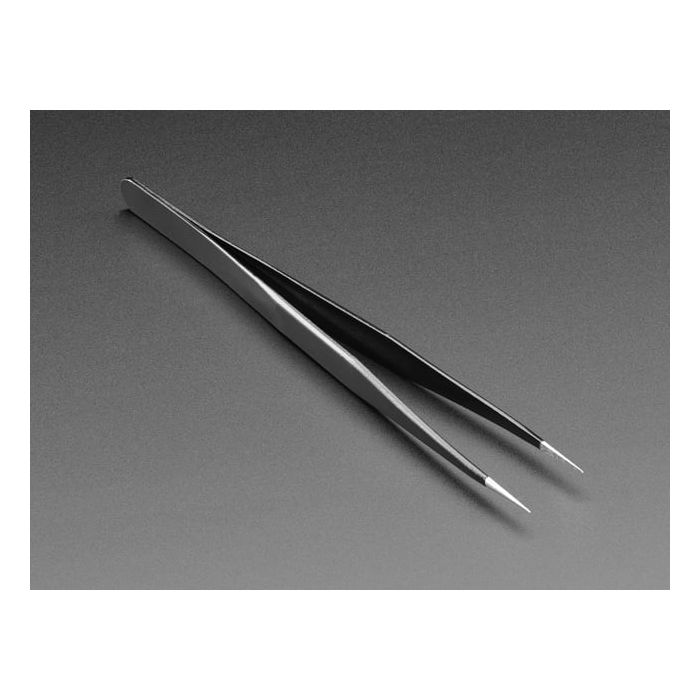 Fine tip straight tweezers - ESD safe