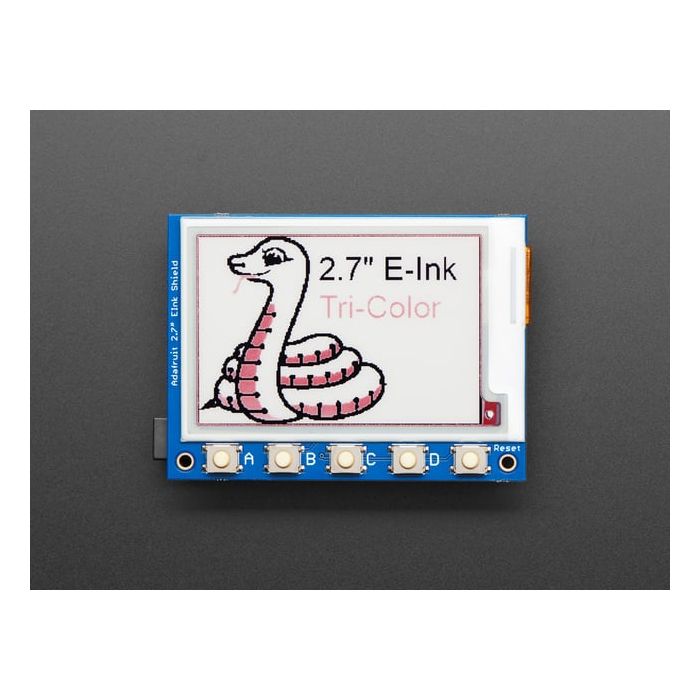 Adafruit 2.7" Tri-Color eInk / ePaper Shield with SRAM
