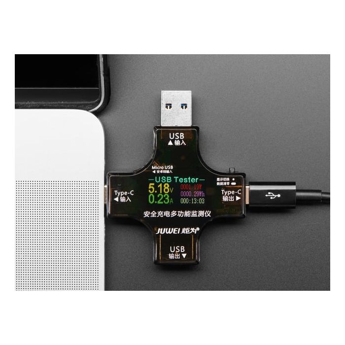 Multifunctional USB Digital Tester - USB A and C