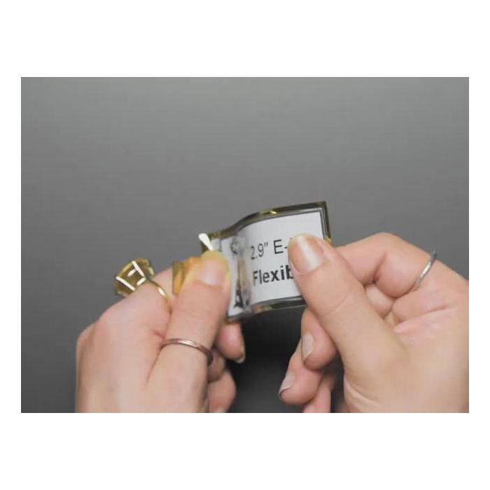 2.9" Flexible 296x128 Monochrome eInk / ePaper Display