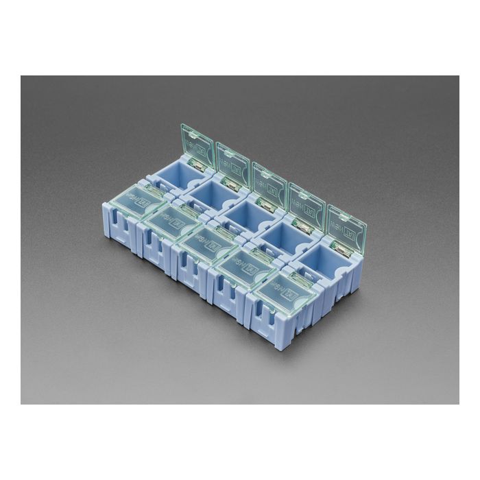 Tiny Modular Snap Boxes - SMD component storage - 10 pack