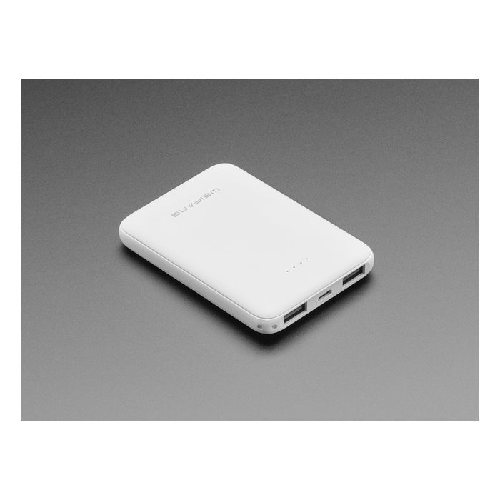 USB Li-Ion Power Bank with 2 x 5V Outputs @ 2.1A - 5000mAh