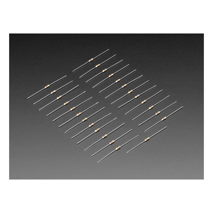Through-Hole Resistors - 100 ohm 5% 1/4W - Pack of 25