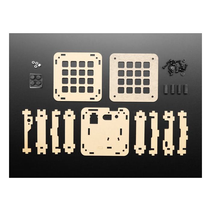 Adafruit 4x4 Trellis Feather Acrylic Enclosure + Hardware Kit