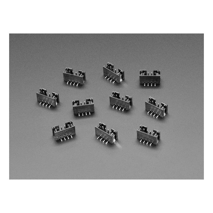 JST PH 2mm 4-pin Vertical Connector (10-pack) - STEMMA
