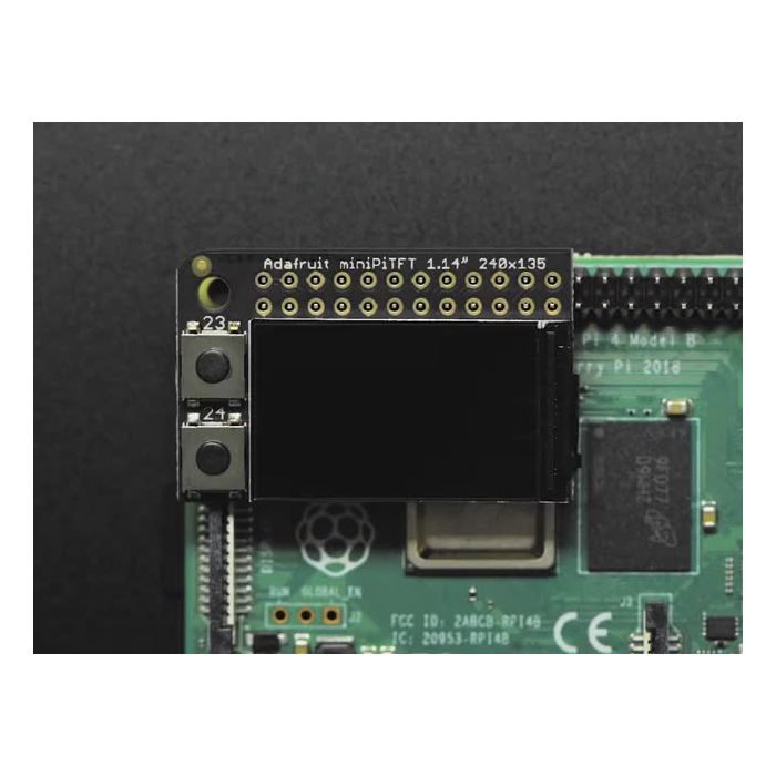 Adafruit Mini PiTFT - 135x240 Color TFT Add-on for Raspberry Pi