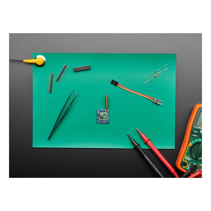 Anti-Static ESD Rework Mat with Grounding Clip - A4 Size