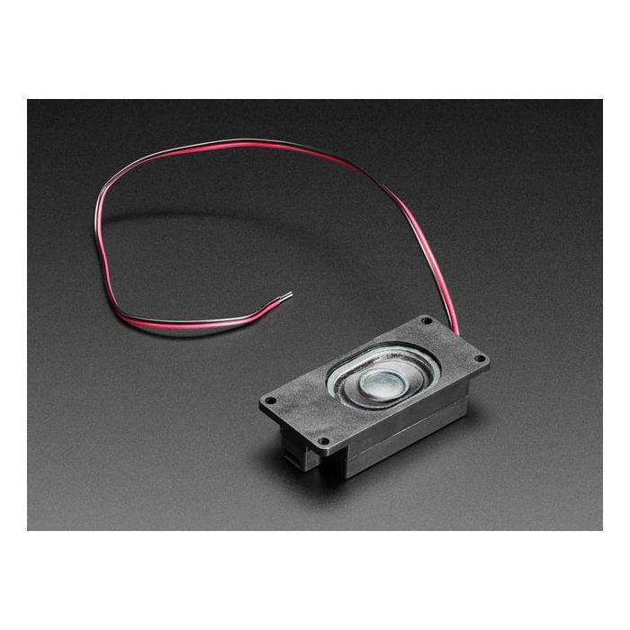 Mono Enclosed Speaker with Plain Wires - 3W 4 Ohm