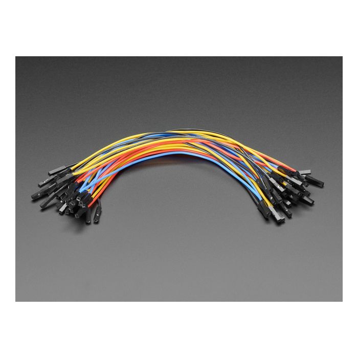 Premium Silicone Covered Female-Female Jumper Wires - 200mm x 40