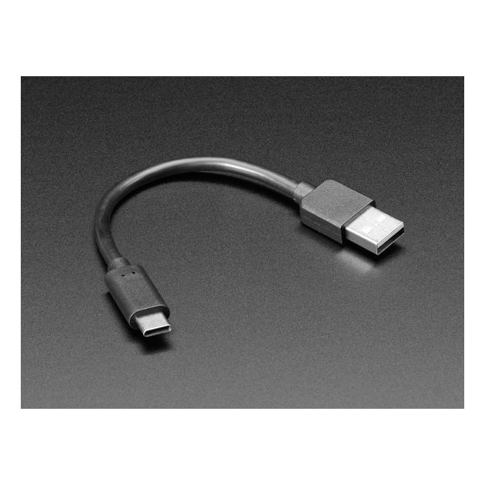 USB Type A to Type C Cable - 6" long
