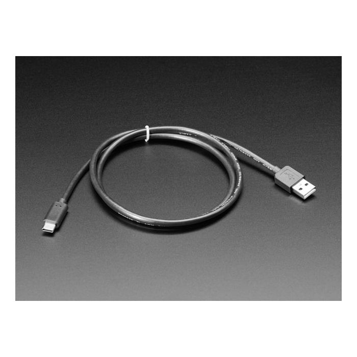 USB Type A to Type C Cable - approx 1 meter / 3 ft long