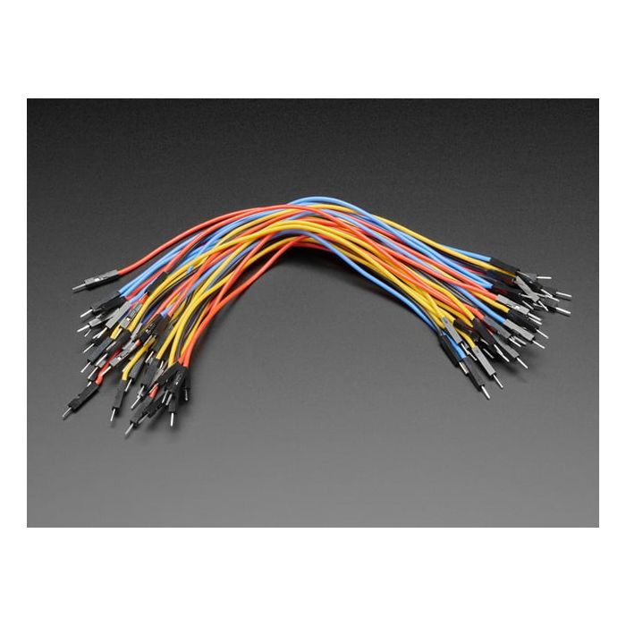 Premium Silicone Covered Male-Male Jumper Wires - 200mm x 40