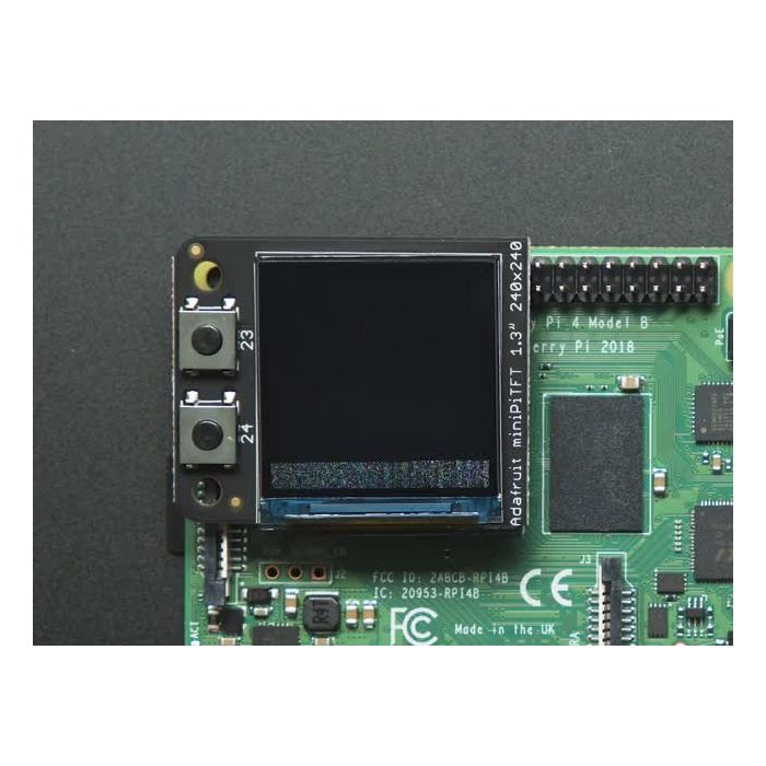 Adafruit Mini PiTFT 1.3" - 240x240 TFT Add-on for Raspberry Pi