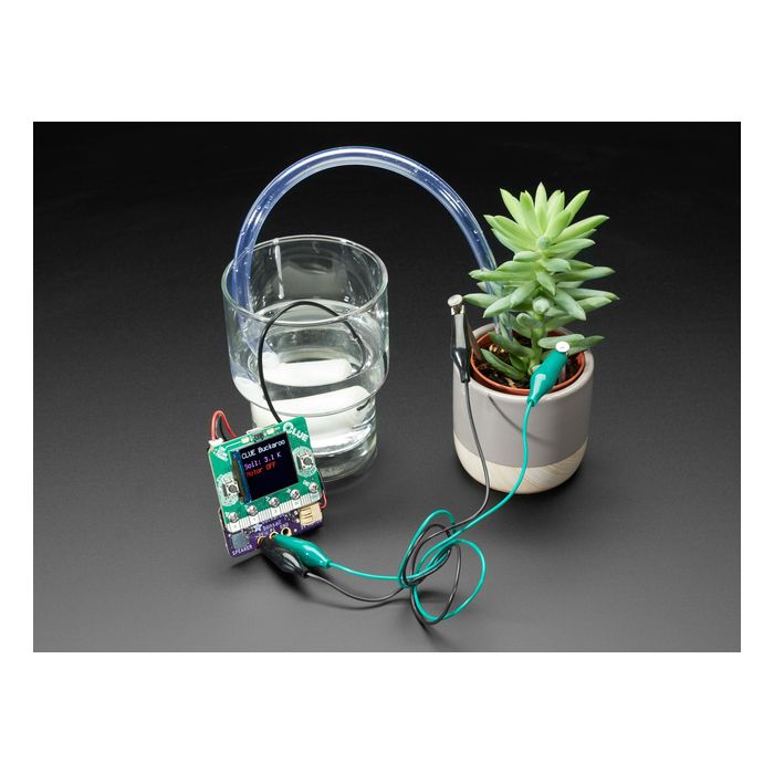 Adafruit Bonsai Buckaroo - micro:bit & CLUE Plant Care Helper