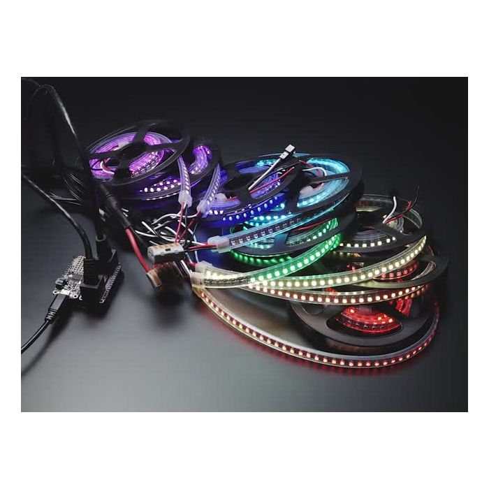 Adafruit NeoPXL8 FeatherWing for Feather M4 - 8 x DMA NeoPixels!