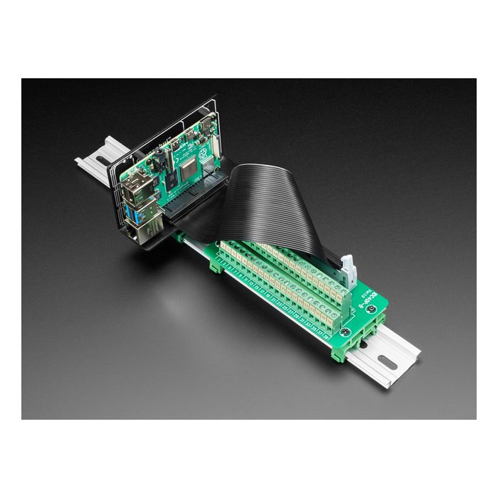 DIN Rail Mount Bracket for Raspberry Pi / BeagleBone / Arduino