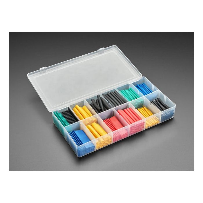 Pre-Cut Multi-Colored Heat Shrink Pack Kit - 280 pcs