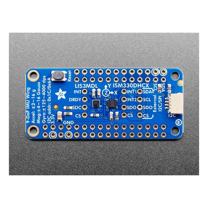 Adafruit ISM330DHCX + LIS3MDL FeatherWing