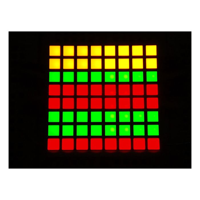 Small 1.2" 8x8 Bi-Color (Red/Green) Square LED Matrix