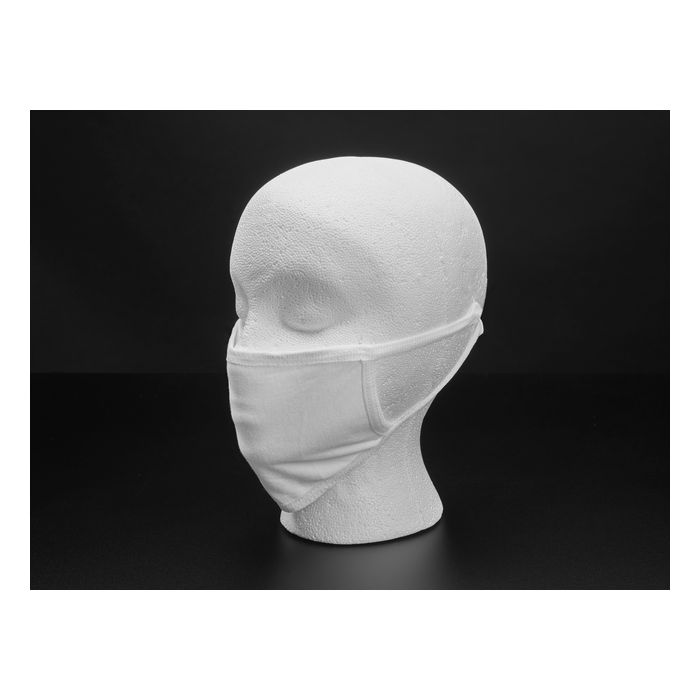 Simple 3-Layer Cotton Masks - Adult Size - 10 pack
