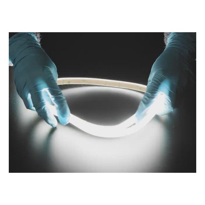 Ultra Flexible White LED Strip - 480 LED per meter - 1m long -