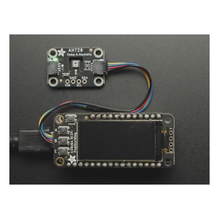 Adafruit FeatherWing OLED - 128x64 OLED Add-on For Feather
