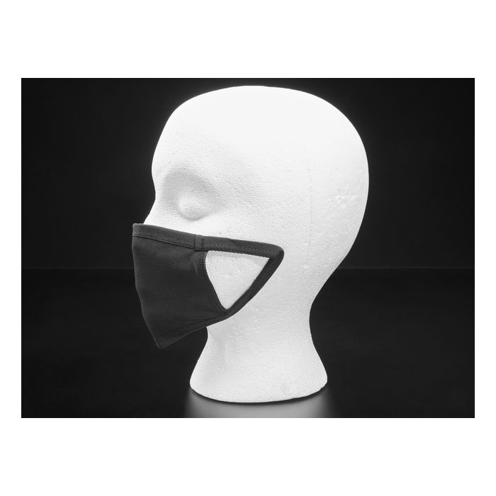 Simple Black 3-Layer Cotton Mask - Child Size