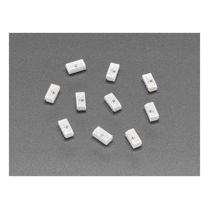 NeoPixel Side-Light RGB LED w/ Integrated Driver Chip - 10-pack