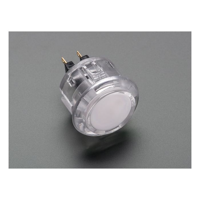 Arcade Button - 30mm Translucent Clear