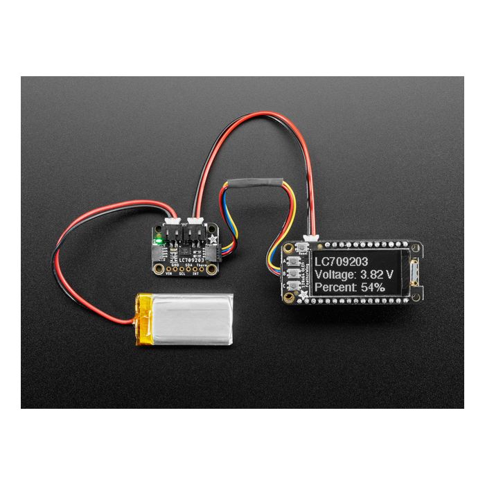 Adafruit LC709203F LiPoly / LiIon Fuel Gauge and Battery Monitor