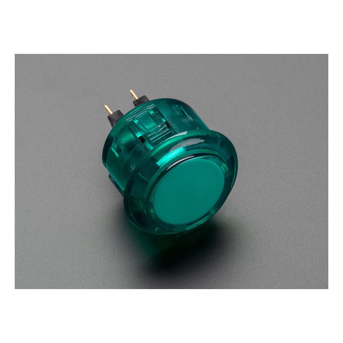 Arcade Button - 30mm Translucent Green