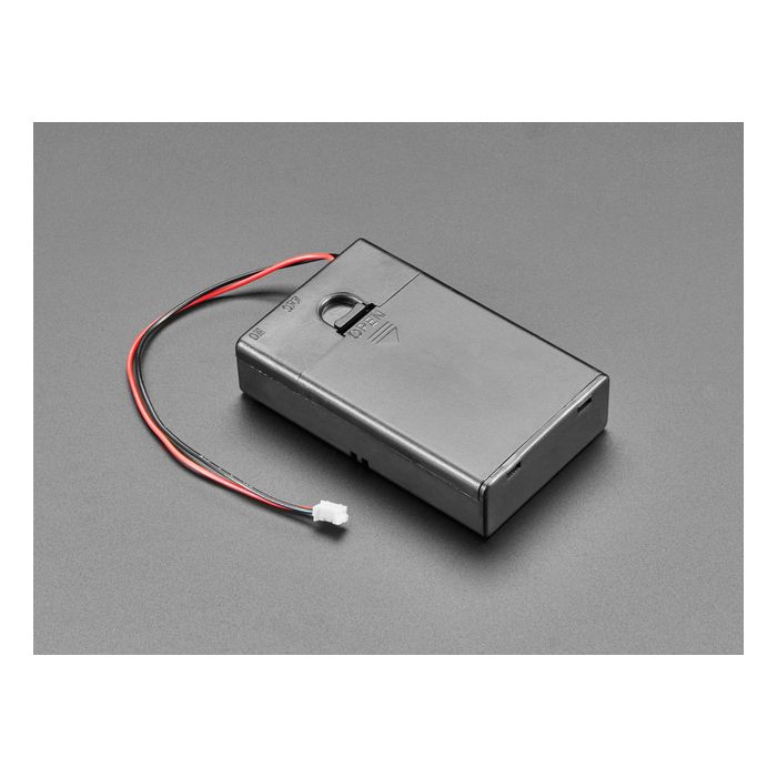 3x AA Battery Holder with On/Off Switch and 2-Pin JST