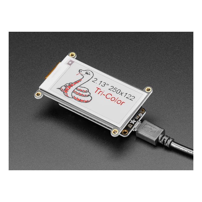 Adafruit 2.13" HD Tri-Color eInk / ePaper Display FeatherWing