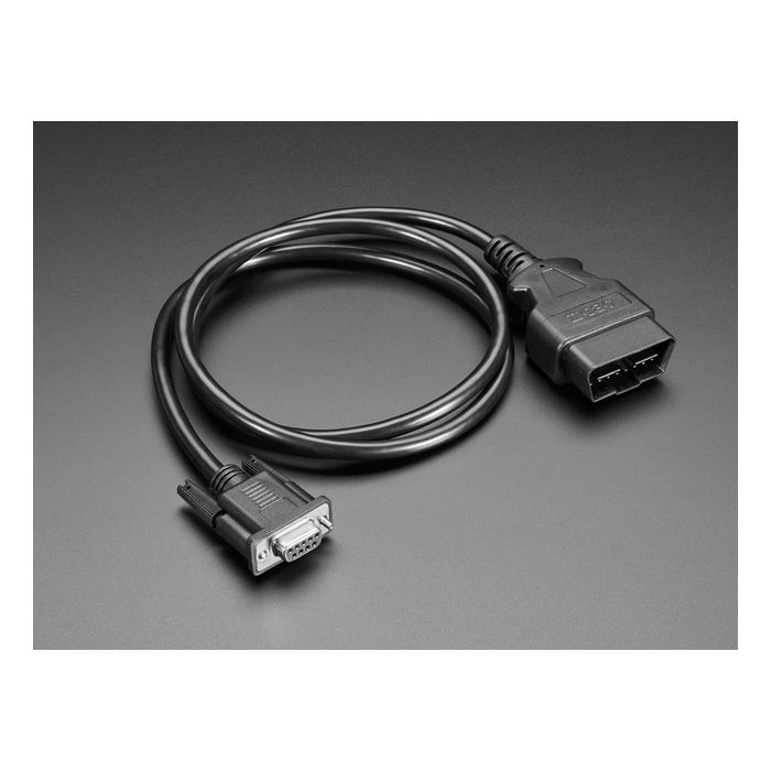OBD Plug (16-pin) to DE-9 (DB-9) Socket Adapter Cable