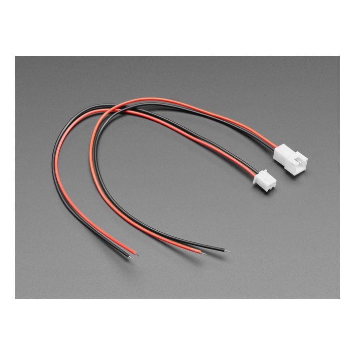 2.5mm Pitch 2-pin Cable Matching Pair - JST XH compatible