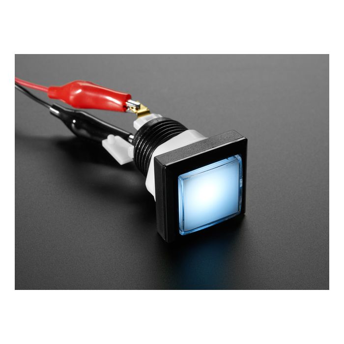 LED Illuminated Pushbutton - 30mm Square