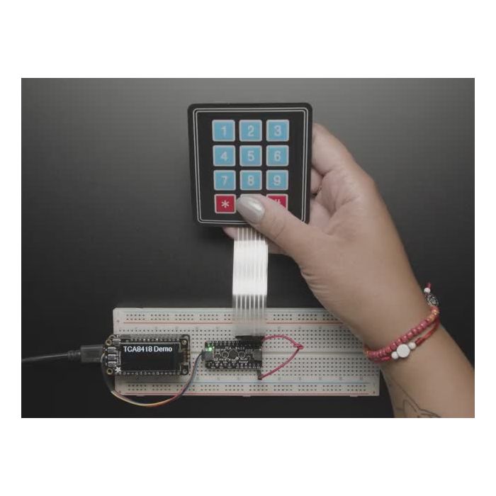 Adafruit TCA8418 Keypad Matrix and GPIO Expander Breakout