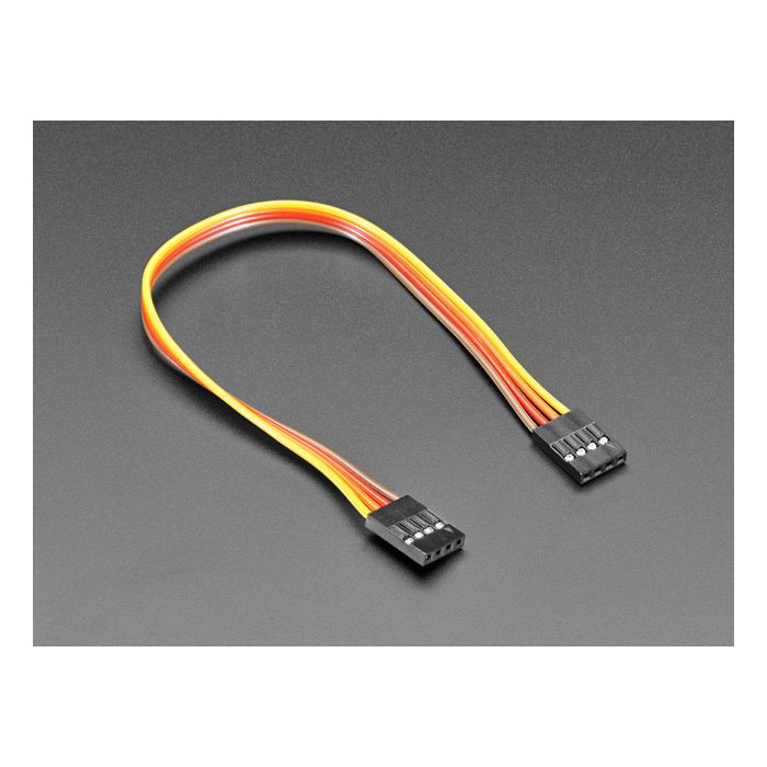 2.54mm 0.1" Pitch 4-pin Jumper Cable - 20cm long