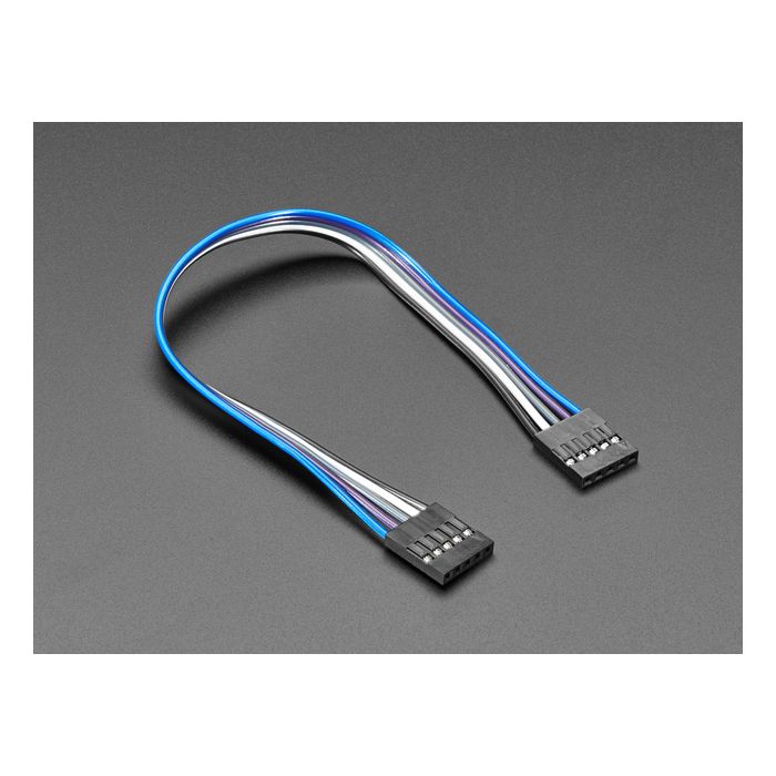 2.54mm 0.1" Pitch 5-pin Jumper Cable - 20cm long