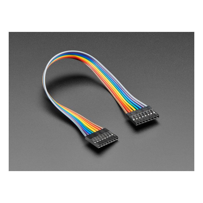 2.54mm 0.1" Pitch 8-pin Jumper Cable - 20cm long
