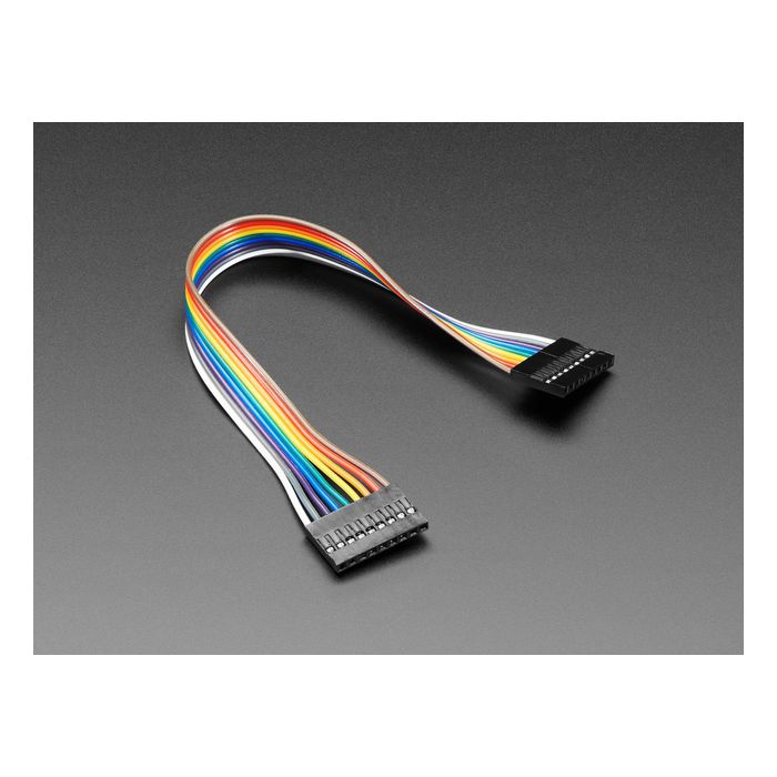2.54mm 0.1" Pitch 9-pin Jumper Cable - 20cm long