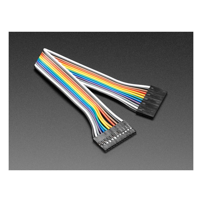 2.54mm 0.1" Pitch 12-pin Jumper Cable - 20cm long