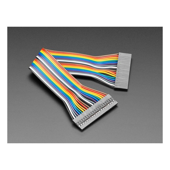 2.54mm 0.1" Pitch 20-pin Jumper Cable - 20cm long